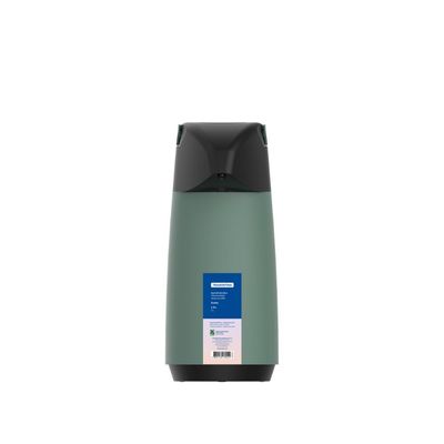 Garrafa Térmica Tramontina Exata em Plástico Verde com Ampola de Vidro 1 L
