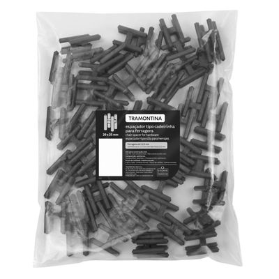 Espaçador Plástico Tipo Cadeirinha Tramontina 20 x 25 mm para Ferragens (Saco com 100 un.)