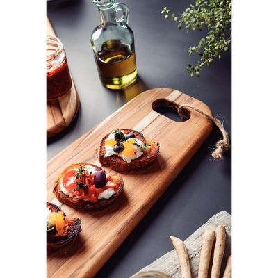 Tábua para Antepasto Tramontina Provence Teca FSC 48x19 cm