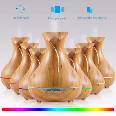 Umidificador De Ar E Difusor De Aromas 400Ml - Silencioso E Lindo Para Decorar Seu Ambiente
