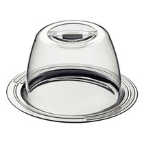 Porta-queijo Tramontina Ciclo Em Aço Inox 20 Cm 2 Peças Tramontina