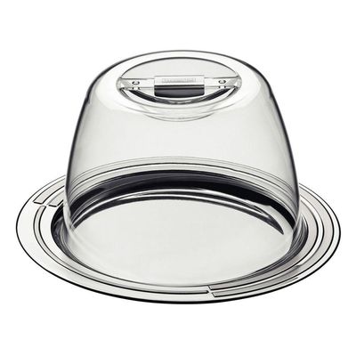 Porta-queijo Tramontina Ciclo Em Aço Inox 20 Cm 2 Peças Tramontina