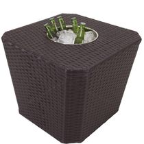 Mesa Grécia Em Alumínio Com Balde P- Bebidas Trama Original Tabaco