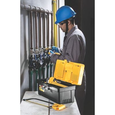 Caixa Plástica Para Ferramentas 13" Tramontina Com Bandeja Removível E Trava Metálica Tramontina