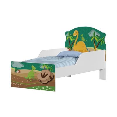 Cama Infantil Dino Nas Pedras Com Colchão