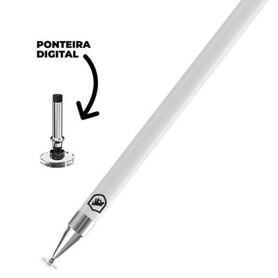 Caneta Dinamic - Touch E Esferográfica - Para Celular, Tablet, Ipad E Kindle - 3 Unidades - Gshield