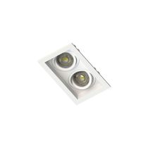 Spot Embutir Recuado Save Energy 2 Lâmpadas Bivolt Branco