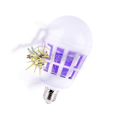 Lâmpada Luz Led Branco 15W Atrai Choque Mosquito Insetos