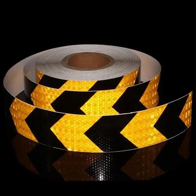 Faixa Refletiva Segurança 25 Metros Seta Sinalizaçao Amarelo Fluorescente
