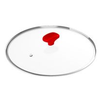Tampa De Vidro Ichef Polishop - Shark Series - 20cm - Vermelha | Vermelho