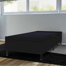 Base Box Bau Solteiro Itaflex 0,88x1,88x0,44 Preto
