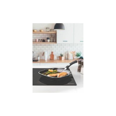Bistequeira Mônaco Induction Alumínio Revestimento Antiaderente Starflon Preto 24 Cm 1,5l