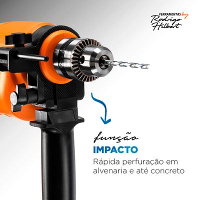 Furadeira Com Impacto Mondial - FI-RH-01M 110V