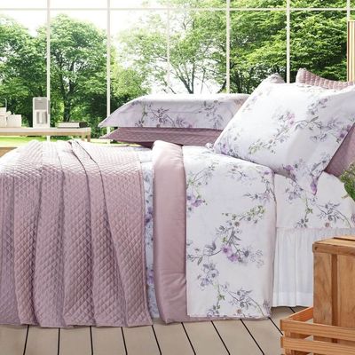 Jogo Cama Casal Plumasul 400 Fios Urban Garden Florís