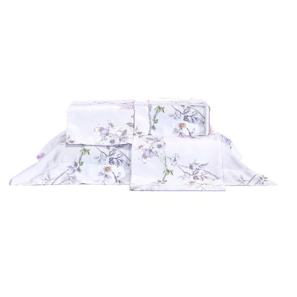Jogo Cama Casal Plumasul 400 Fios Urban Garden Florís