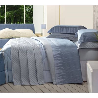 Jogo Cama King Plumasul 400 Fios Urban Garden Skyline