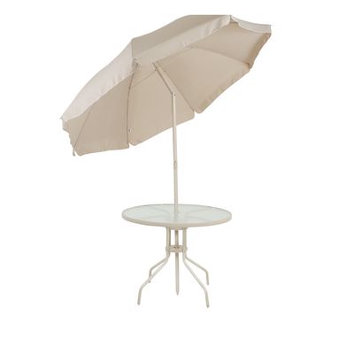 Conjunto Jardim Malibu Bege Aço