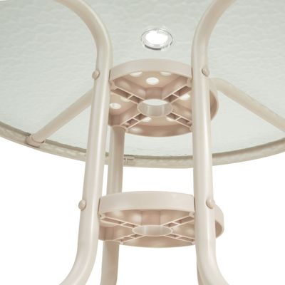 Conjunto Jardim Malibu Bege Aço