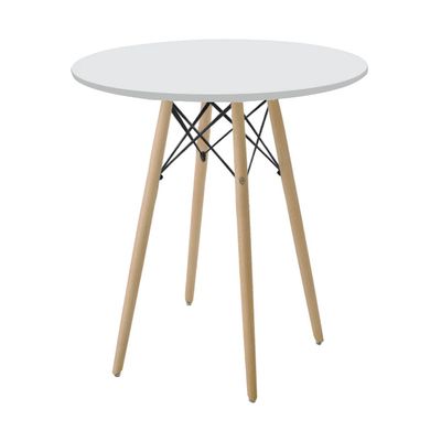 Mesa Eiffel Mor 60cm Branca