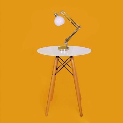 Mesa Eiffel Mor 60cm Branca