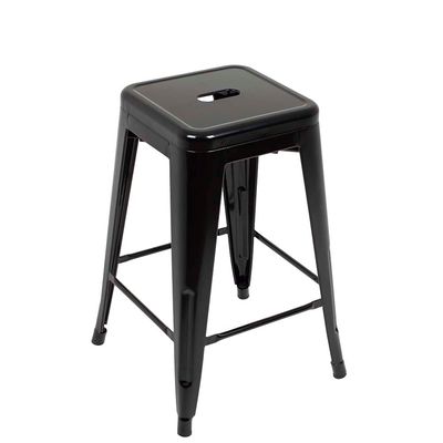 Banqueta Industrial Medium Preta