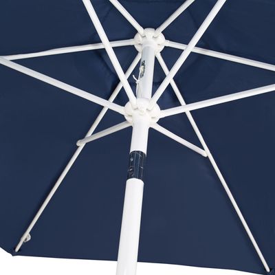 Ombrelone Com Manivela 2,4m Azul