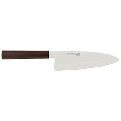 Faca 8" Deba Tramontina Sushi Silver em Aço Inox - Marrom