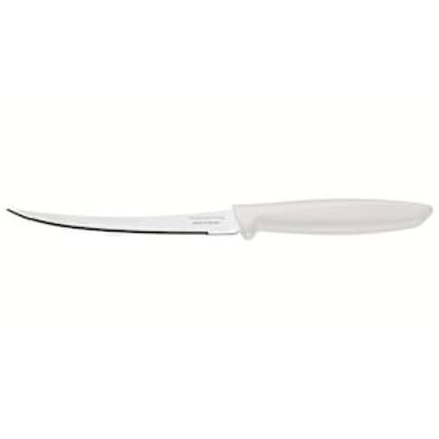 Faca 5" para Tomate Tramontina Plenus em Aço Inox - Off-White
