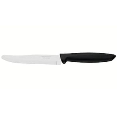 Faca 5" para Frutas Tramontina Plenus em Aço Inox com Fio Liso - Preto