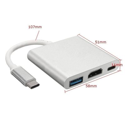 Adaptador Conversor USB 3.1 Type C Thunderbolt 3.0 X