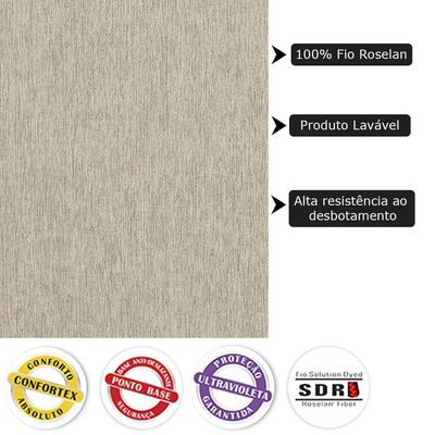 Tapete  New Bouclê 2,50x3,50 Palha Tapetes São Carlos