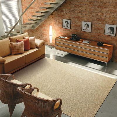 Tapete  New Bouclê 2,50x3,50 Palha Tapetes São Carlos