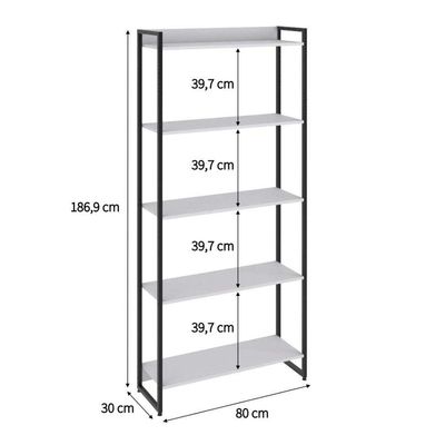 Estante Studio III Branca 80 cm