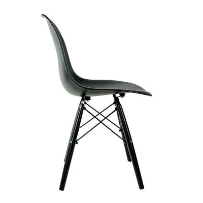 Conjunto com 2 Cadeiras Charles Eames II Preto