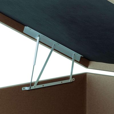 Base para Cama Box Solteiro Martin Premium com Baú Linho (47x88x188 cm) Bege