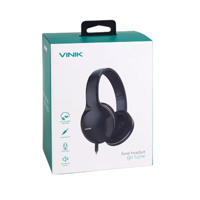 Fone Headset Go Tune Com Microfone P2 Hg100Tp Branco - Vinik