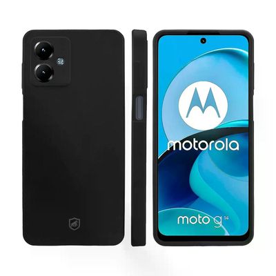 Kit Capa Silicon Veloz e Película Hydrogel HD para Motorola Moto G14 - Gshield