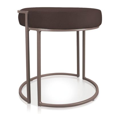 Puff Love Suede Marrom Base Cobre D´rossi