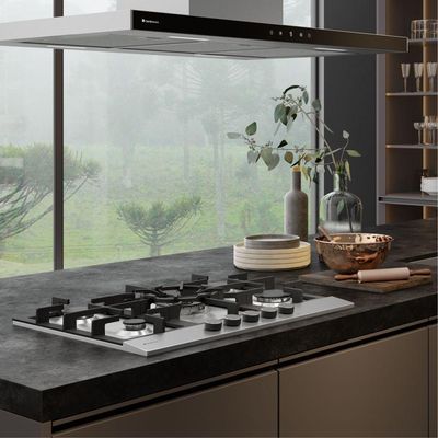 Cooktop 5 Bocas Aço Inox Sabaf Zurique 70cm Superautomático - De Bacco