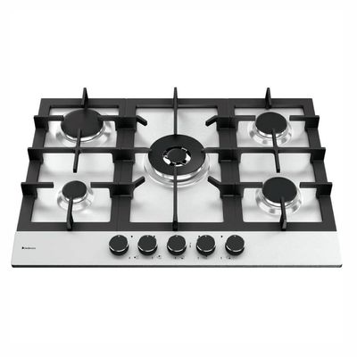 Cooktop 5 Bocas Aço Inox Sabaf Zurique 70cm Superautomático - De Bacco