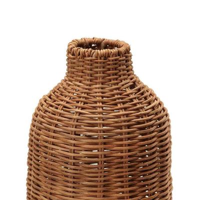 Vaso Em Rattan 32x16cm