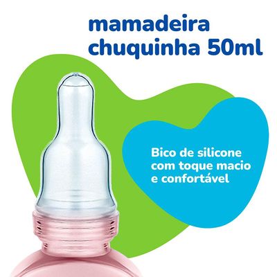 Kit com 3 Mamadeiras Primeiros Passos Lillo Rosa