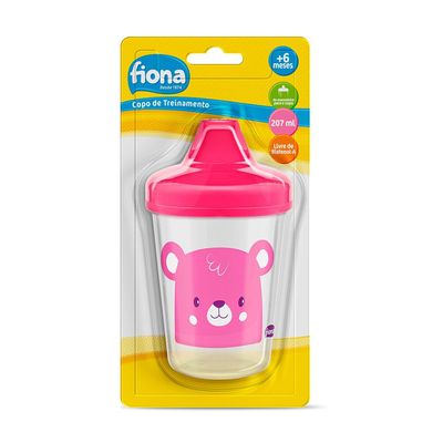 Copo Infantil Rosa 207ml Fiona