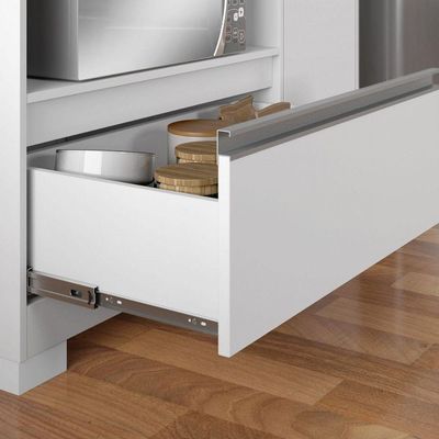 Balcão Para Cooktop 5 Bocas Notável 1 Portas 1 Gavetão 3050 Branco