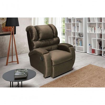 Poltrona Reclinável Imperial Zero Wall marrom 379