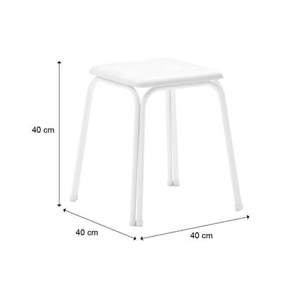 Conjunto 4 Banquetas Napa 1748 Carraro - Branco Branco