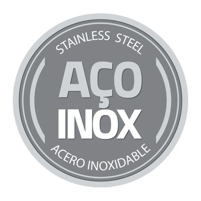 Caçarola Tramontina Solar Funda em Aço Inox Fundo Triplo com Tampa e Alças 24 cm 6,1 L