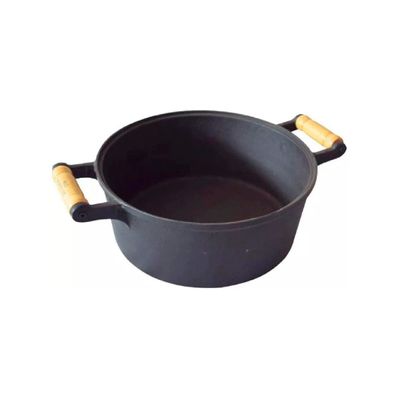 Caçarola de Ferro Fundido 2 Alças Sem Tampa - 2 Lt