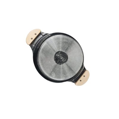 Caçarola Preto Craqueado Antiaderente Cerâmica Javali AM24cm