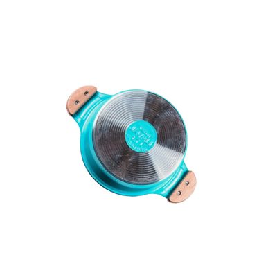 Caçarola Azul Turquesa Antiaderente Cerâmica Javali AM 28cm
